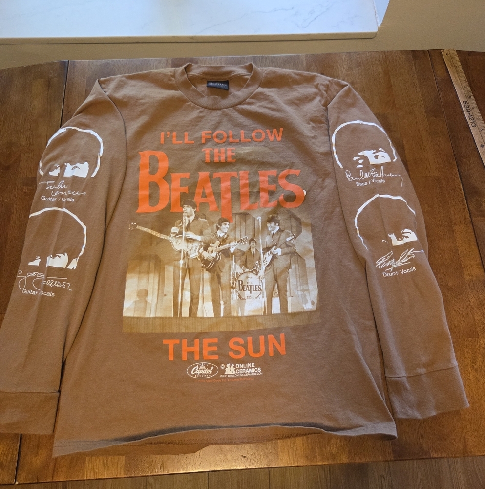 Online Ceramics The Beatles I'll Follow The Sun Long Sleeve mens medium